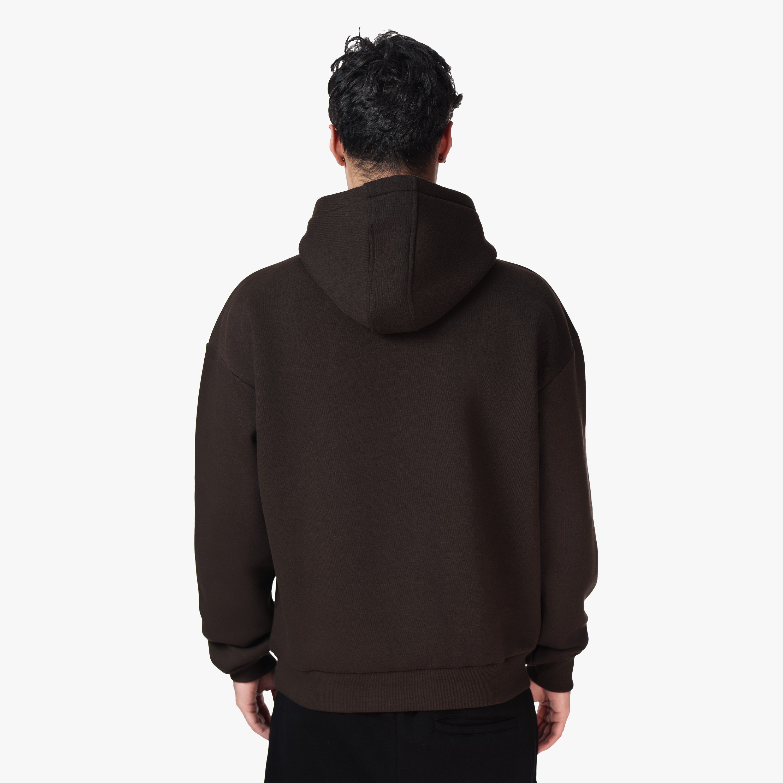 BASIC HOODIE BROWN