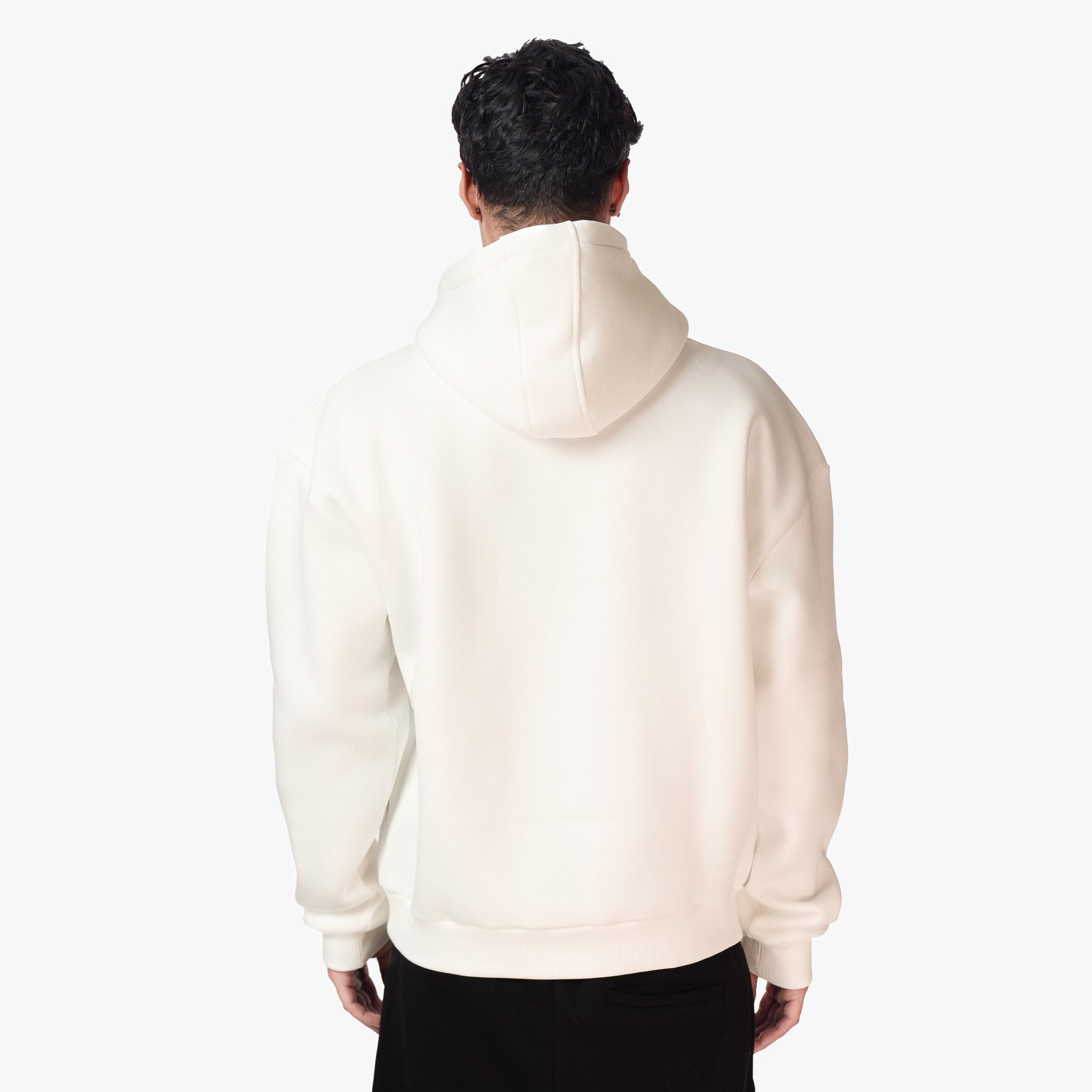 BASIC HOODIE CREAM WHITE