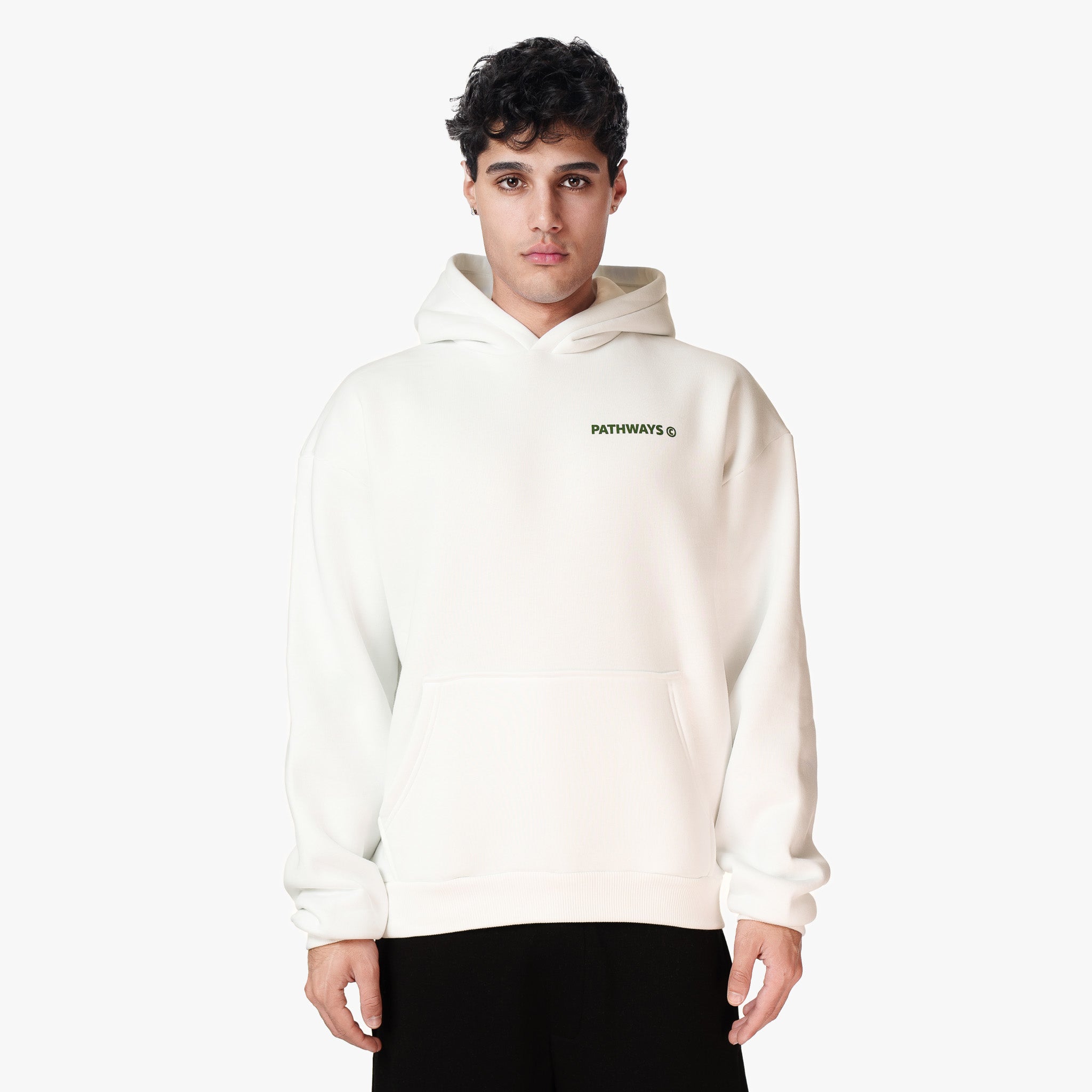 FOLLOW THE TRUTH HOODIE CREAM WHITE