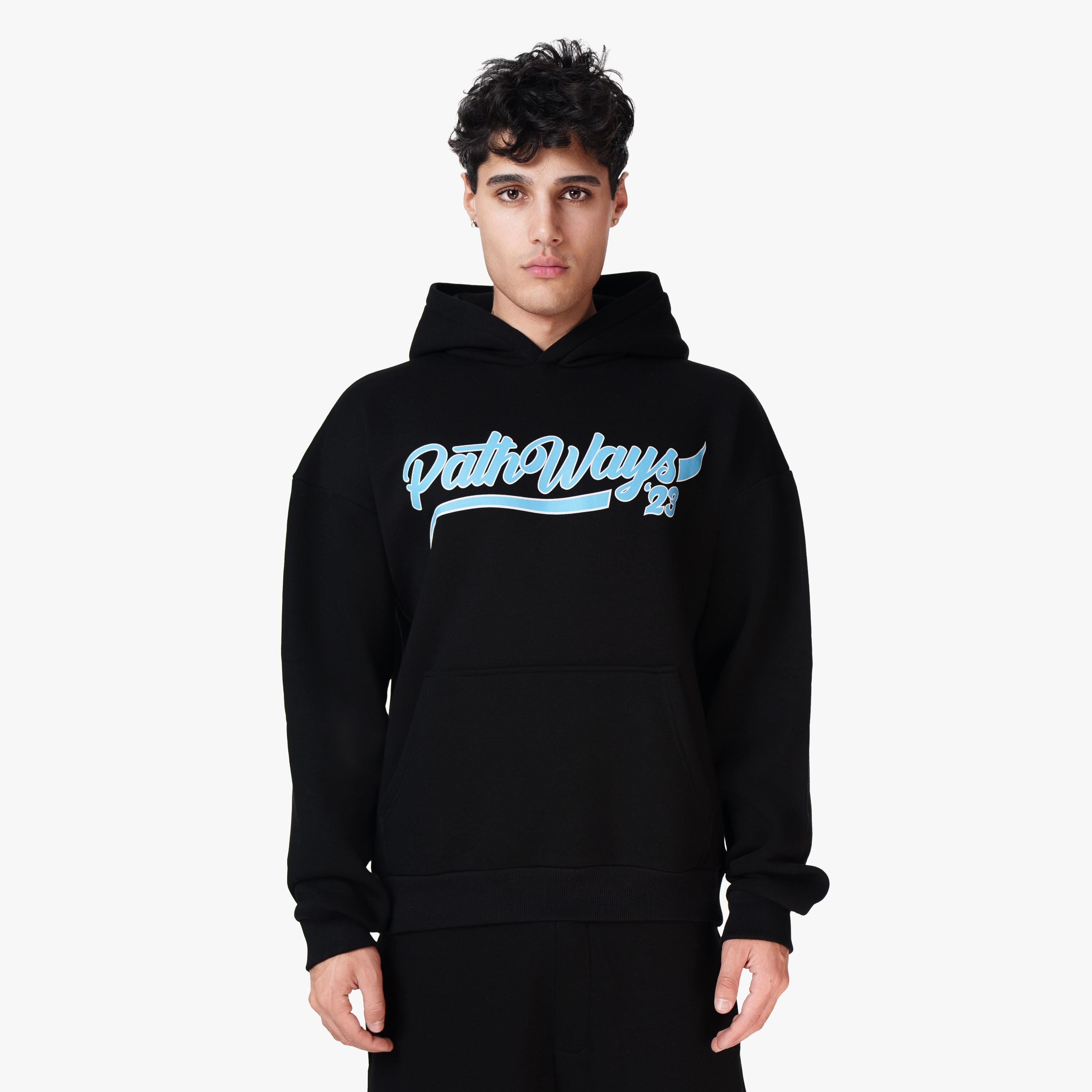 PATHWAYS HOODIE ICE BLUE