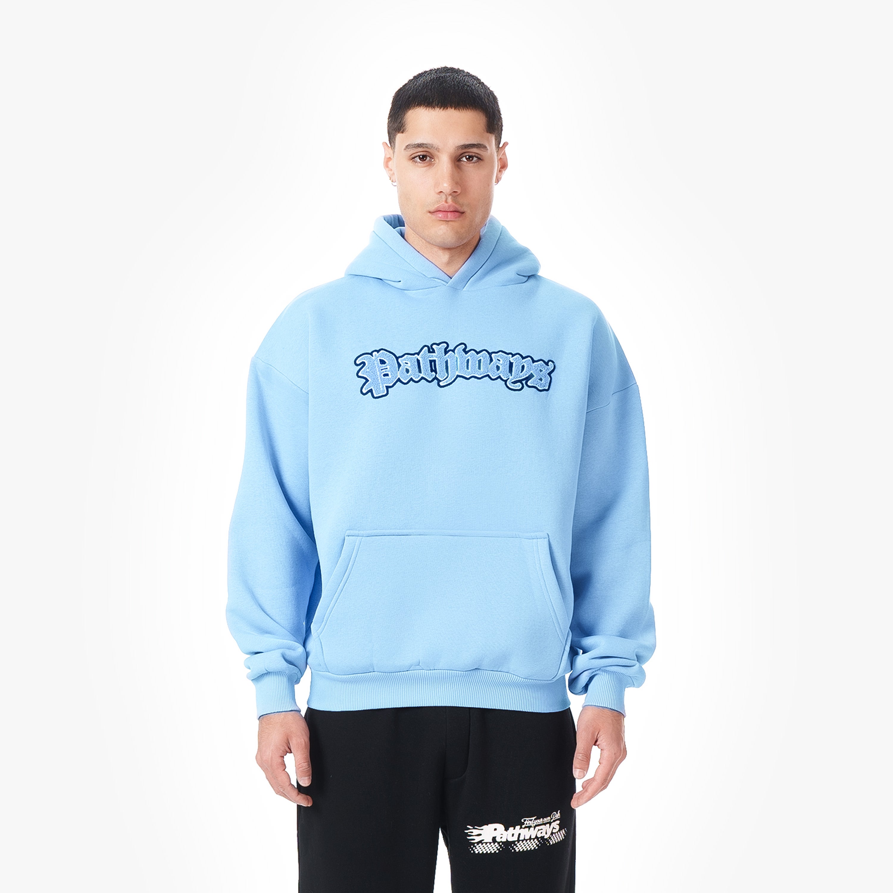 PATHWAYS CLASSIC HOODIE BABY BLUE