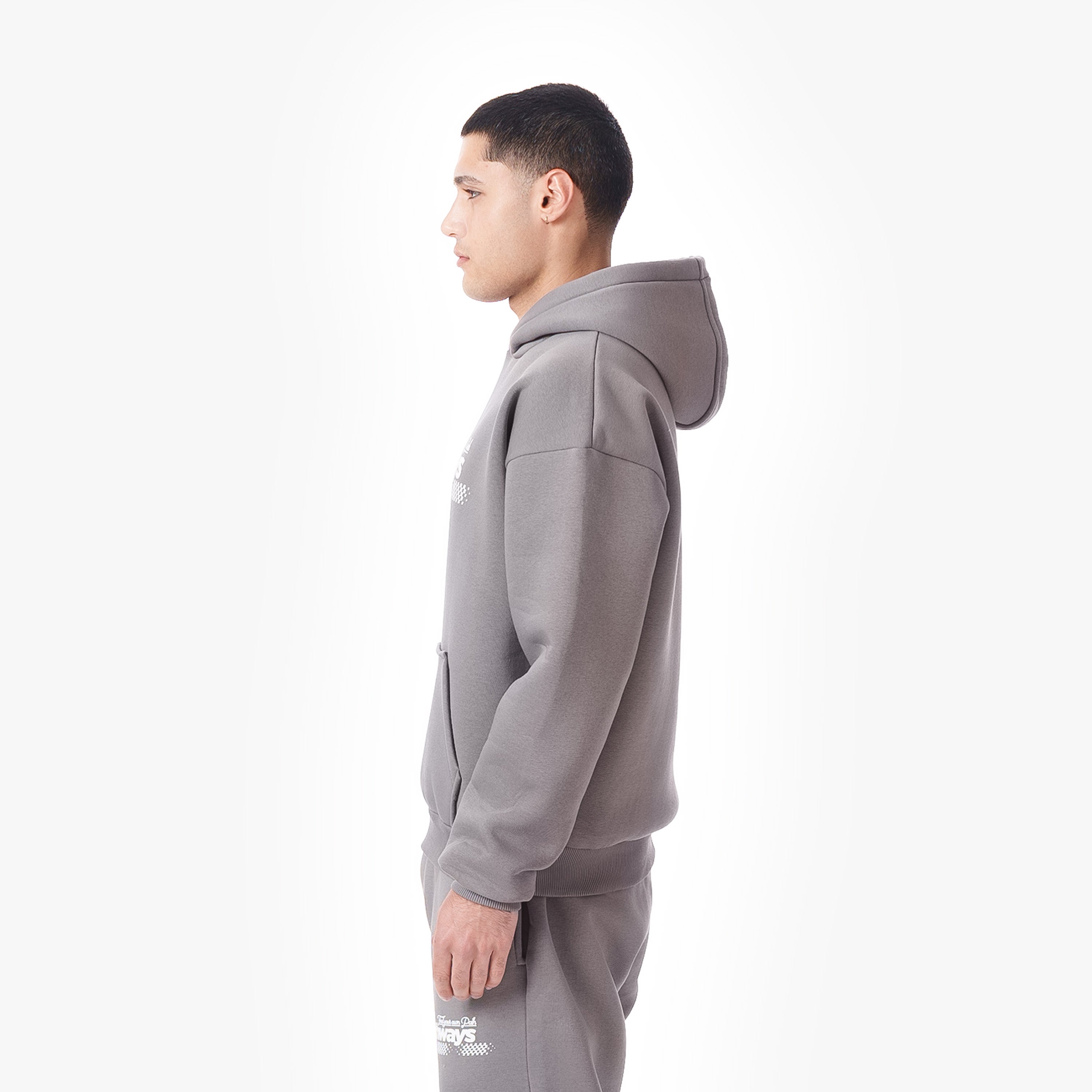 PATHWAYS RACING HOODIE GREY