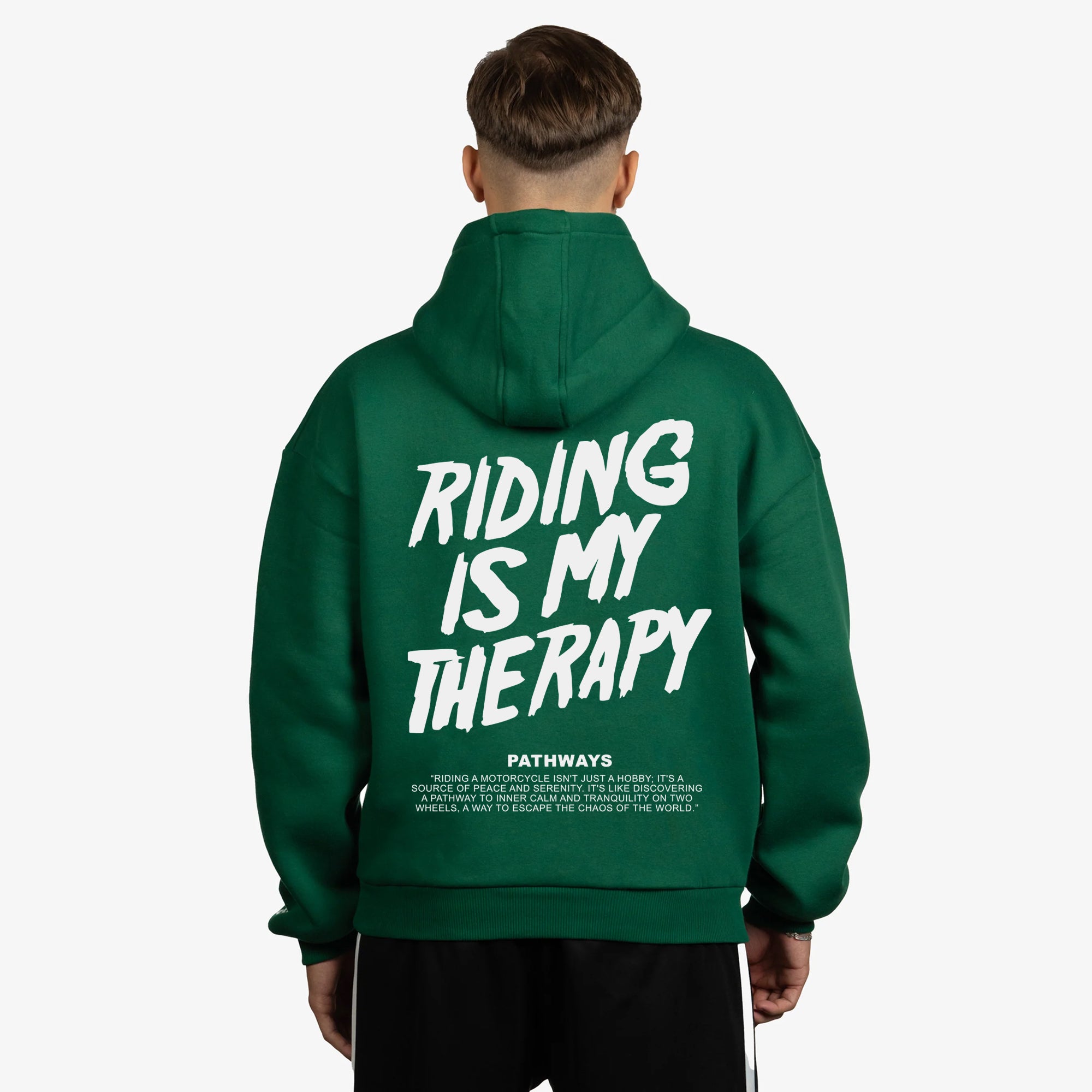 RIDER HOODIE WOOD GREEN