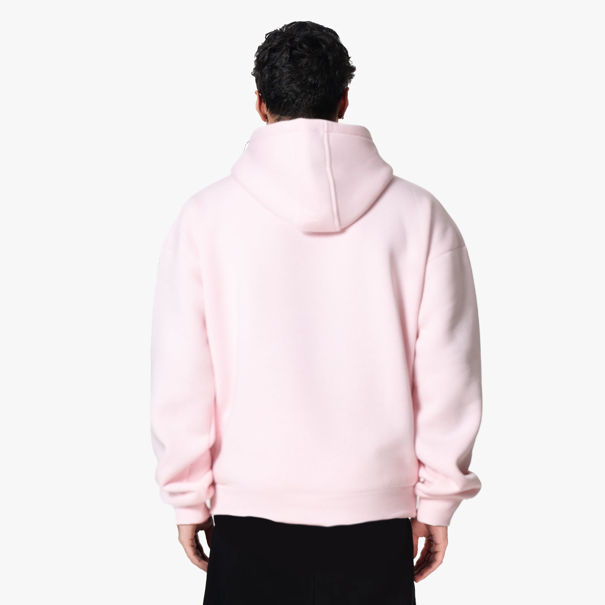 MINIMALIST ZIP-HOODIE PASTELLROSA